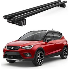 Today Auto Pençe Seat Arona (2017 ve Sonrası) Uyumlu Siyah Ara Atkı Port Bagaj Tavan Barı