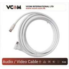 Nusrat Bilişim Vcom CV612 5mt Analog Tv Rg6 Uydu Kablo