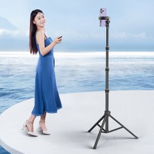 Jopree Bluetooth Kumandalı Alüminyum Tripod Işık Standı 180 cm Telefon Tutucu Stand Yüksek Açı Çekim Canlı Yayın Selfie Video Ring Light Uyumlu Katlanabilir Profesyonel Çekim Ayağı | B18