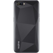 M21 Oppo Realme C2 Arka Pil Kapağı Siyah