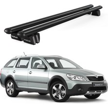 Today Auto Pençe Skoda Octavia Scout (2007-2013) Uyumlu Siyah Ara Atkı Port Bagaj Tavan Barı