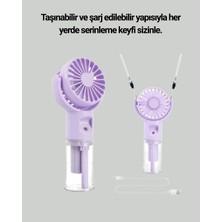 Astraltech Masaüstü ve Elde Kullanıma Uygun Su Buharlı Şarjlı Fan