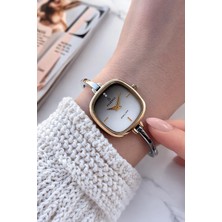 Essence Vintage Seri Küçük Kasa Çelik Kararma Renk Atma Yapmaz Kadın Kol Saat+Bileklik BD1222.270