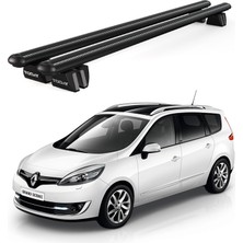 Today Auto Pençe Renault Scenic 7 Posti (2013-2016) Uyumlu Siyah Ara Atkı Port Bagaj Tavan Barı