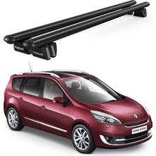 Today Auto Pençe Renault Megane Sw (2002-2009) Uyumlu Siyah Ara Atkı Port Bagaj Tavan Barı