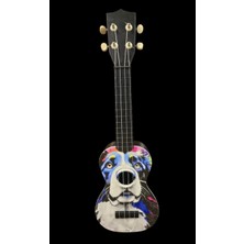 Gonzales Soprano Ukulele Corso Dog Desen