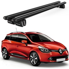 Today Auto Pençe Renault Clio Iv Sportour (2012-2019) Uyumlu Siyah Ara Atkı Port Bagaj Tavan Barı