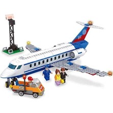 Scntoys Mlvx City Yolcu Uçağı ve Hava Alanı Seti 390 Parça Mlv Blsm