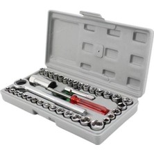 abnturk 40 Parça Lokma Takımı Cırcır Anahtar Seti Özel Çantalı Otomobil Motosiklet Lokma Anahtar Seti