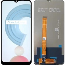 M21 Oppo Realme C21Y LCD Ekran Dokunmatik Çıtalı Siyah - Çıtasız