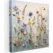 Popcas Vahşi Çiçek Duvar Dekoru - Görsel Olarak Çekici Vahşi Çiçek Duvar Dekorasyonu