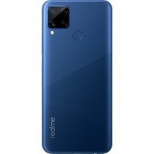 M21 Oppo Realme C15 Arka Kapak Koyu Mavi