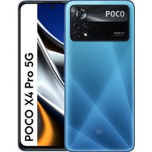 M21 Xiaomi Poco X4 Pro Arka Pil Batarya Kapağı +B7000 15 ml Yapıştırıcı Hdy Mavi