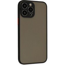  iPhone 15 Pro Max Kılıf Montreal Silikon Kapak - Siyah Nemere