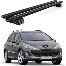 Today Auto Pençe Peugeot 308 Sw (2008-2014) Uyumlu Siyah Ara Atkı Port Bagaj Tavan Barı