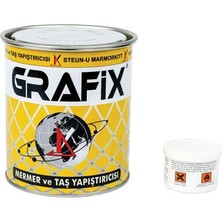 Grafix G12 Mermer ve Taş Yapıştırıcı Bej Renk 1.2 kg