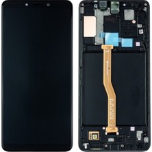 M21 Samsung Uyumlu A9 LCD Ekran Dokunmatik B-7000 Renk-Siyah