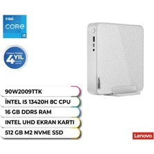 Lenovo Ideacentre Mini 01IRH8 I5 13420H 16 GB Ram 512 GB M2 SSD Freedos Mini Masaüstü Bilgisayar 90W2009TTK