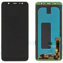 M21 Samsung Uyumlu A6 Plus LCD Ekran Dokunmatik B-7000 (525849929)-SIYAH