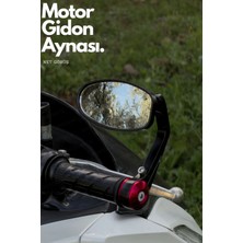 Motosiklet Ayna Motosiklet Gidon Aynası Geniş Görüş Açılı Kırmızı
