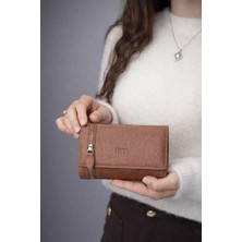 Hky Orta Boy Isme Özel Tasarım Fermuar Detaylı Orta Boy Kadın Cüzdan