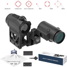 Vector Optics Scrapper 1X25 Mrt Red Dot & Paragon 3x Magnifier  Entegre Tek Parça Picatinny Montaj Set