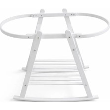 Babycom Beyaz Ahşap Çemberli Izgaralı Stant