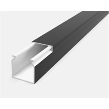 Nusrat Bilişim Mutlusan Kablo Kanalı 12 X12 Siyah Yapışkanlı 2mt (001 155 012012 20 11 )