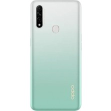 M21 Oppo A31 Arka Batarya Kapağı Beyaz - Su Yeşili