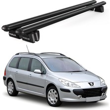 Today Auto Pençe Peugeot 307 Sw (2001-2008) Uyumlu Siyah Ara Atkı Port Bagaj Tavan Barı