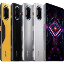 M21 Xiaomi Redmi K40 Gaming Arka Pil Kapağı Cam Silver