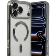  Apple iPhone 17 Pro Kross Magneticsafe Kapak - Titan Gri Nemere
