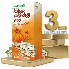 Naturoil Kabak Çekirdeği Yağı 3X20 cc