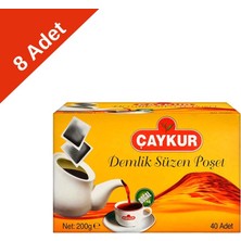 Çaykur Demlik Poşet Çay 40’lı x 8 Paket – Pratik ve Lezzetli Siyah Çay