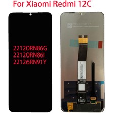 M21 Xiaomi Redmi 12C LCD Ekran Dokunmatik Siyah Siyah