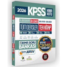 Karakutu Yayınları 2026 Fullönlisans Kpss Ösym Tüm Dersler Tek Kitap Soru Bankası Son 15YIL Çözümlü(Sadece Ön Lisans)