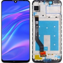 M21 Huawei Y7 2019 Dub-Lx1 Uyumlu LCD Ekran Çıtalı Siyah
