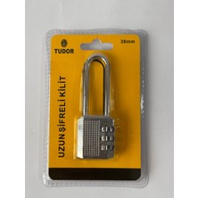 Tudor Şifreli Uzun Asma Kilit 38MM