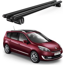 Today Auto Pençe Renault Grand Scenic (2009-2016) Uyumlu Siyah Ara Atkı Port Bagaj Tavan Barı