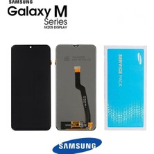 M21 Samsung Galaxy Uyumlu M20 M205 LCD Ekran Dokunmatik Siyah Çıtasız