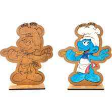 Tollihy Brinco Obur Şirin Ahşap Boyama Figürü - Çocuklar Için Eğitici Aktivite (1 Adet)