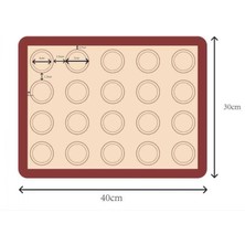 Epinox Pastry Silikon Makaron Mat 40X30 cm (Smm-43)