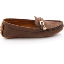 Bambi Kahve  Kadın Loafer Ayakkabı K01309000772