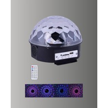 Astraltech Uzaktan Kumandalı RGB LED Disko Topu Bluetooth Hoparlörlü
