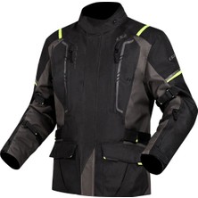 Ls2 Narvik Kışlık Mont (Gri-Siyah-Sarı)
