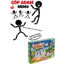 Oyunsal Stickman - Çöpadam Memo - Çocuk Kutu Oyunu Hafıza Geliştiren Görsel Algı Oyunu
