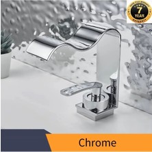 OEM Banyo Lavabo Bataryası Yeni Kalp Model Şelale Krom Renk 7 Yıl Garantili Ithal