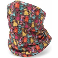 Renkli Desenli Çok Amaçlı Bandana Buff Boyunluk