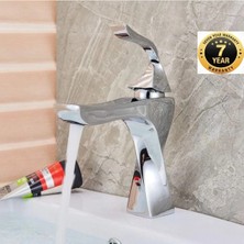 OEM Banyo Lavabo Bataryası Krom Renk Modern Tasarımlı 7 Yıl Garantili Ithal