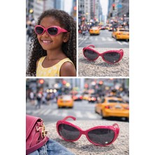 Optic Plus Çocuk Güneş Gözlüğü Oval Model 5236 Pembe